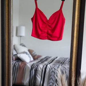 Shein Ruched Crop Tank